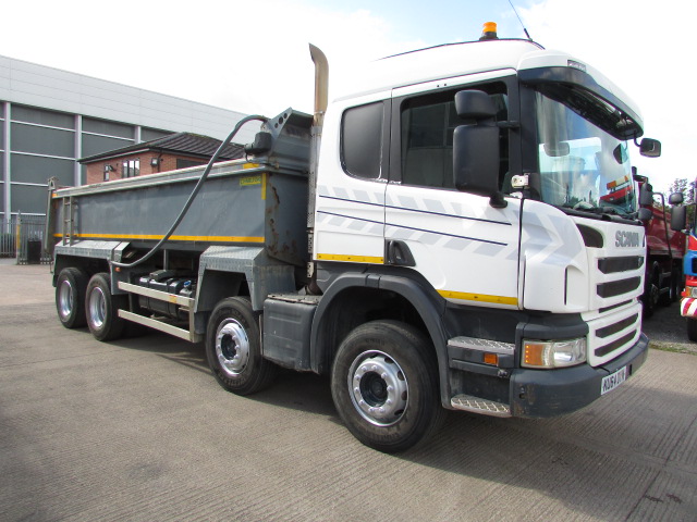 SCANIA P410 EURO 6 8X4 STEEL BODY TIPPER (KU64 DYM) S/N 3781