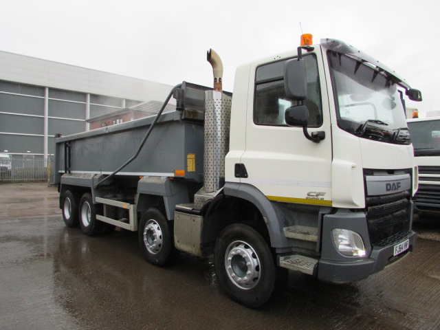 DAF 85CF400 2014 8X4 MANUAL STEEL BODY TIPPER (FJ64 VNF) S/N 3844