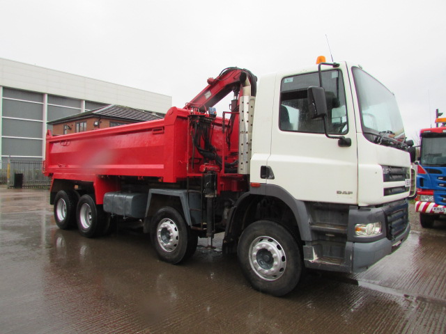 DAF 85CF340 8X4 STEEL BODY TIPPER GRAB (YJ55 AKP) S/N 3847