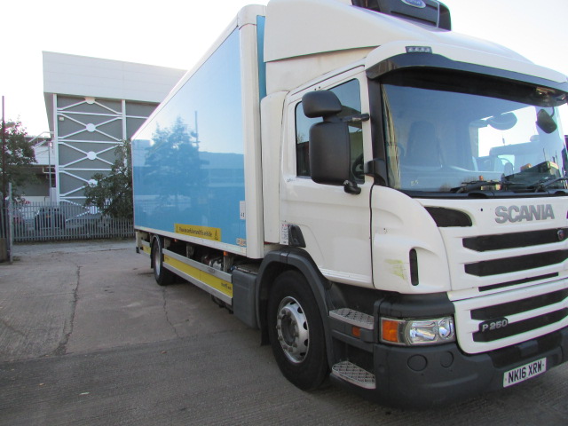 SCANIA P250 4X2 FRIDGE LORRY (NK16 XRW) - S/N 4153