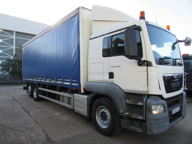 MAN TGS 26.360 6X2 CURTAINSIDE (DG64 VOD) - S/N 4157