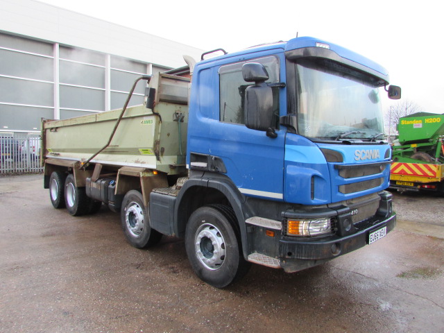 SCANIA P410 8X4 STEEL BODY TIPPER (EU65 XEV) - S/N 4163
