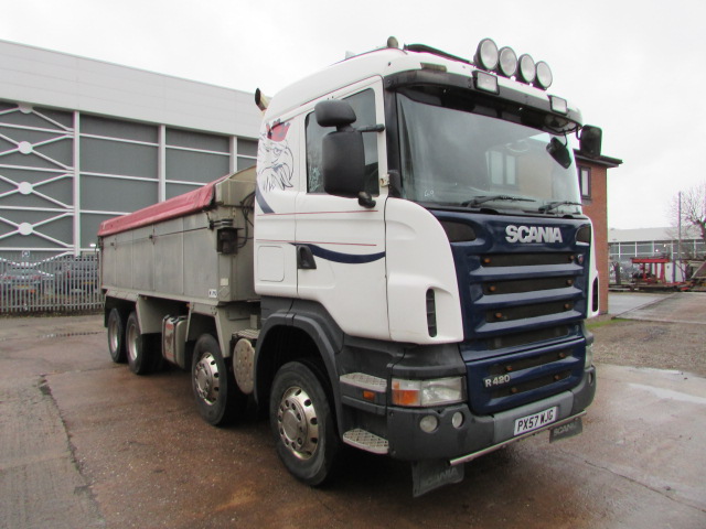 SCANIA R420 8X4 SLEEPER CAB TIPPER (PX57 WJG) - 4162