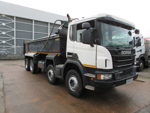 SCANIA P400 8X4 STEEL BODY TIPPER (EU63 EZK) - S/N 4172