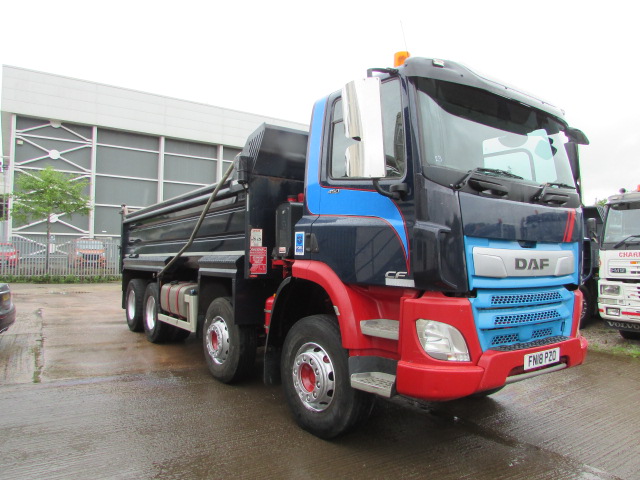 DAF CF450 2018 8X4 STEEL BODY TIPPER (FN18 PZO) S/N:3915