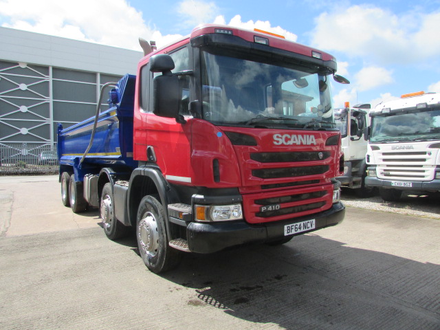 SCANIA P410 2014 8X4 STEEL BODY TIPPER (BF64 NCV) S/N:4222