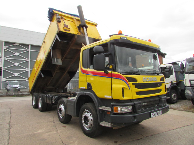 SCANIA P410 8X4 2017 STEEL BODY TIPPER (SN17 WEH) S/N:4251