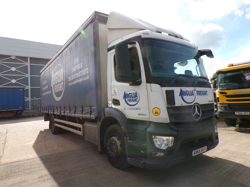 MERCEDES BENZ 1824 4X2 CURTAINSIDE (AV65 WVX) S/N:4287