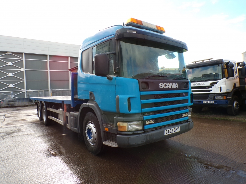 SCANIA 94D 260 6X2 SLEEPCAB FLATBED (SA52 BFY) S/N:4275